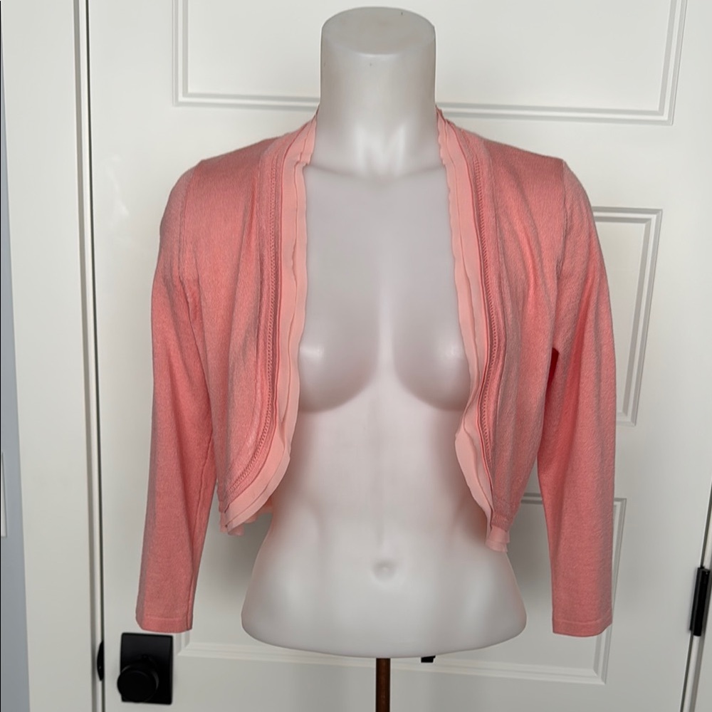 Thalia Sodi Open Front Cropped Cardigan in Sz Medium